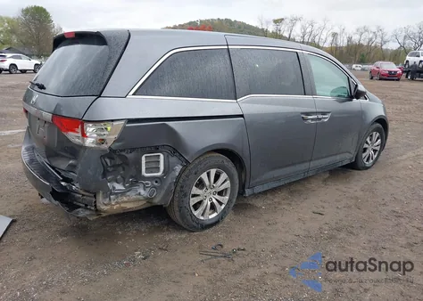 2017 Honda Odyssey Ex из США, поврежденный, VIN 5FNRL5H40HB003772